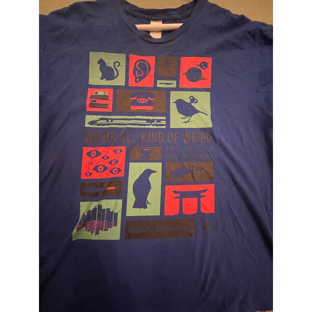 2 ITEM BUNDLE - North Face Swimming Trunks 36 waist - Haruki Murakami Shirt - XL